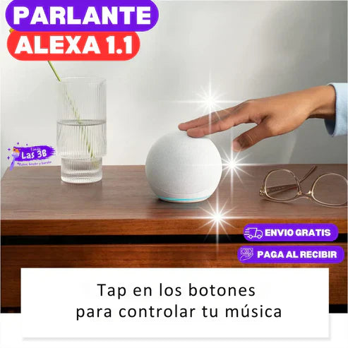 Parlante tipo ALEXA 1.1 Paga 1 Lleva 2 + 3 meses de AMAZON MUSIC