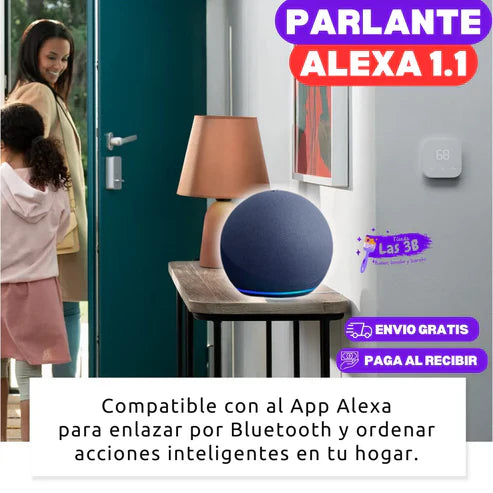 Parlante tipo ALEXA 1.1 Paga 1 Lleva 2 + 3 meses de AMAZON MUSIC