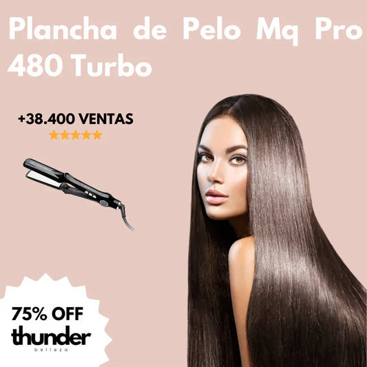 Plancha de Pelo Mq Pro 480 + SHAMPO OLAPLEX 4 EN 1