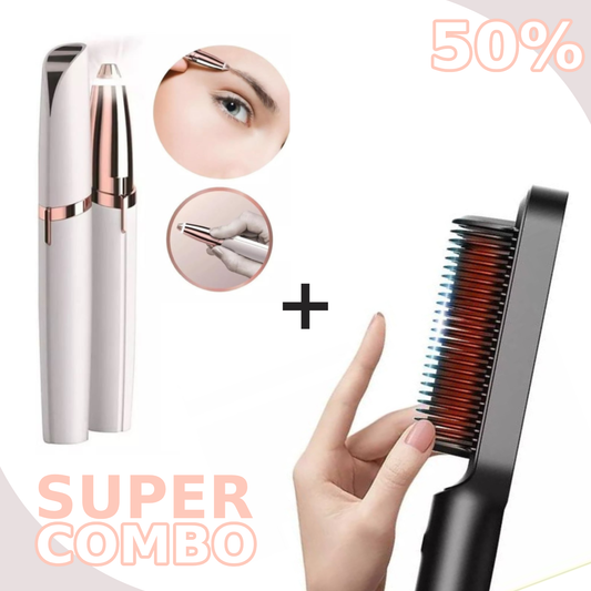 Beauty Express - Combo Depilador + Cepillo Alisador